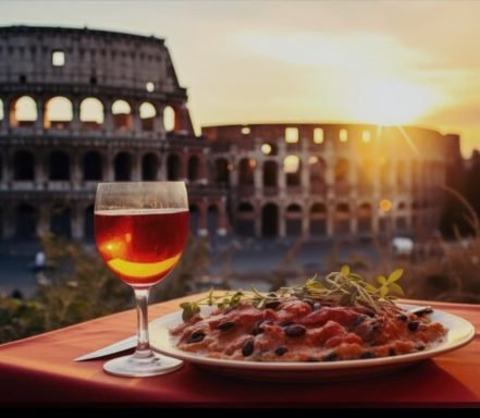 roma, pasta, meat, wine, restaurant
